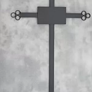Ритуальный металлический крест
