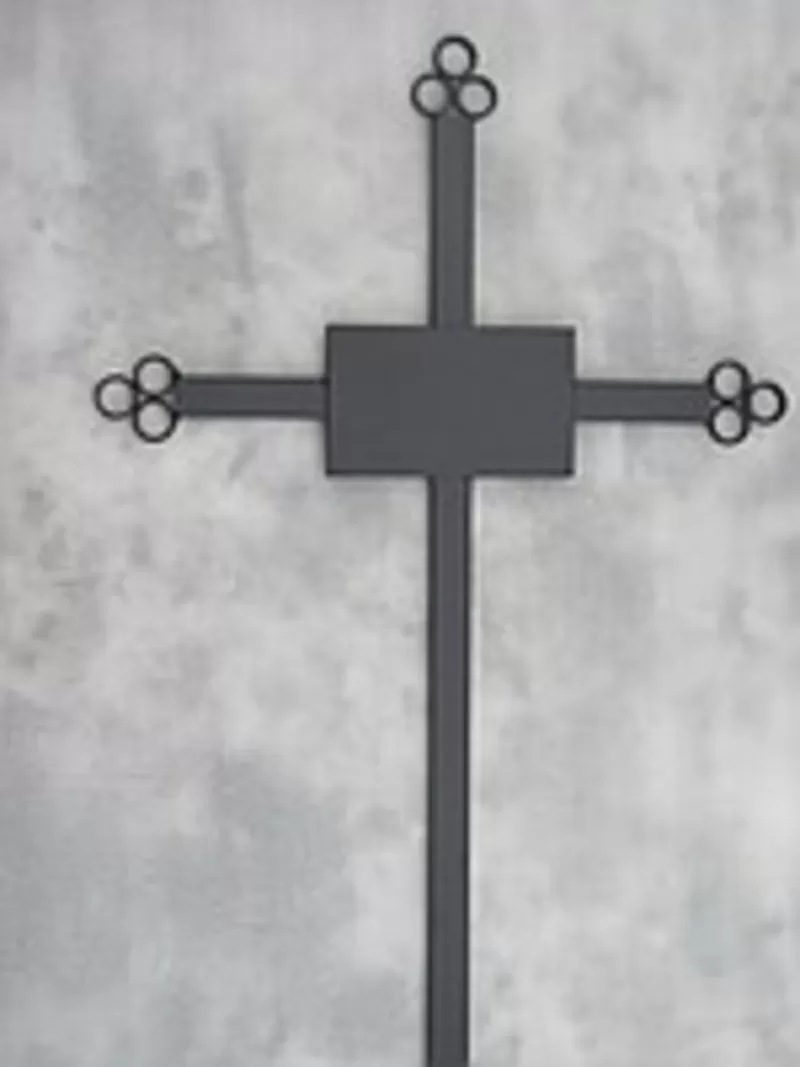 Ритуальный металлический крест